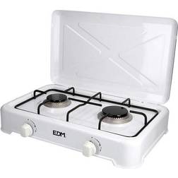 Edm Fornello a Gas Smaltato 2 Fuochi 46x30x12cm [E3-07420]
